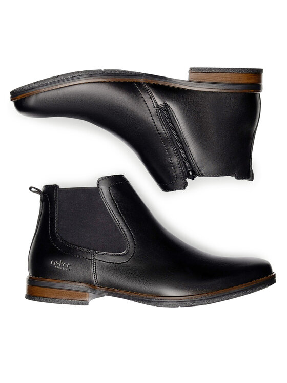 Rieker Členková obuv Rieker 10374-00 Čierna