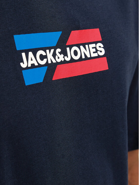 Jack & Jones Jack & Jones Футболка Corp Graphic 12268415 Cиній Regular Fit