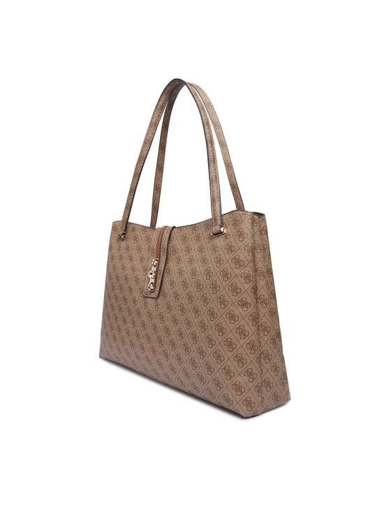 Guess Ročna torba Guess Yvonne Logo Travel TWLB23 78024 Rjava