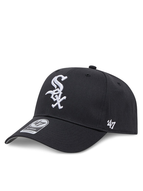 47 Brand Cappellino 47 Brand MLB Chicago White Sox Raised Basic '47 MVP B-RAC06CTP Nero