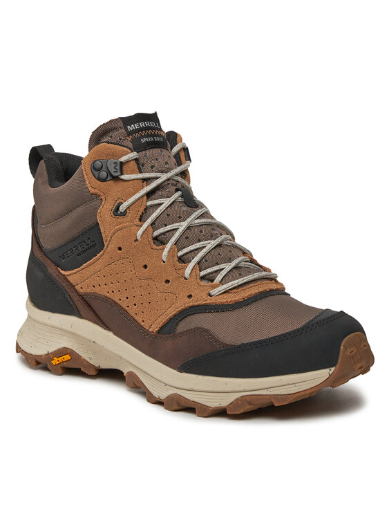 Merrell Трекінгові черевики Merrell Speed Solo Mid Wp J004533 Коричневий