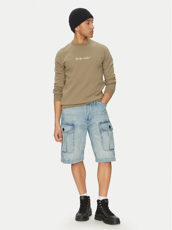 G-STAR G-Star Raw Felpa G-Script D26407-D257 6057 Cachi Regular Fit