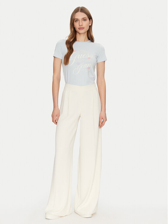 Guess Jeans Guess Jeans Футболка W5GI24 J1314 Голубий Regular Fit