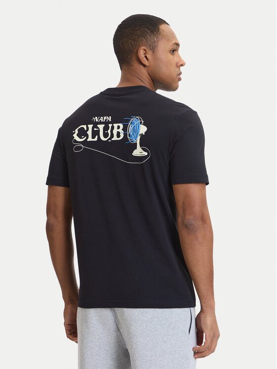 Napapijri Napapijri Camiseta S-Flint NP0A4FZZ Negro Regular Fit