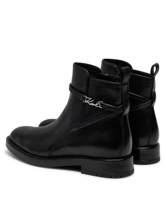 KARL LAGERFELD Polokozačky KARL LAGERFELD KL41444 Černá