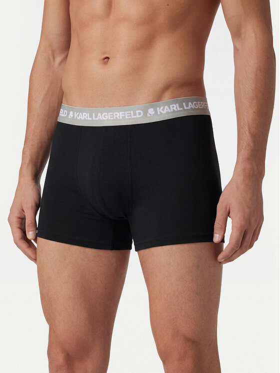 KARL LAGERFELD KARL LAGERFELD Conjunto de calzoncillos boxer B1M47030 Negro
