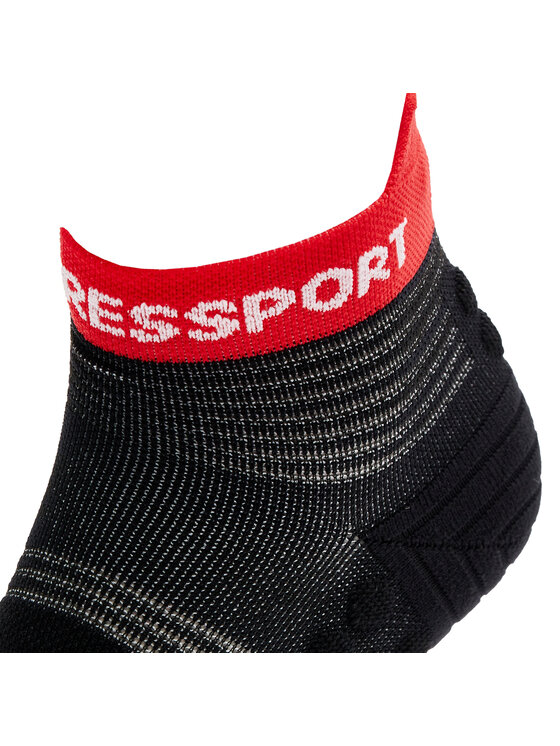 Compressport Krátke ponožky Compressport Pro Racing Socks V4.0 Run Low XU00047B Čierna
