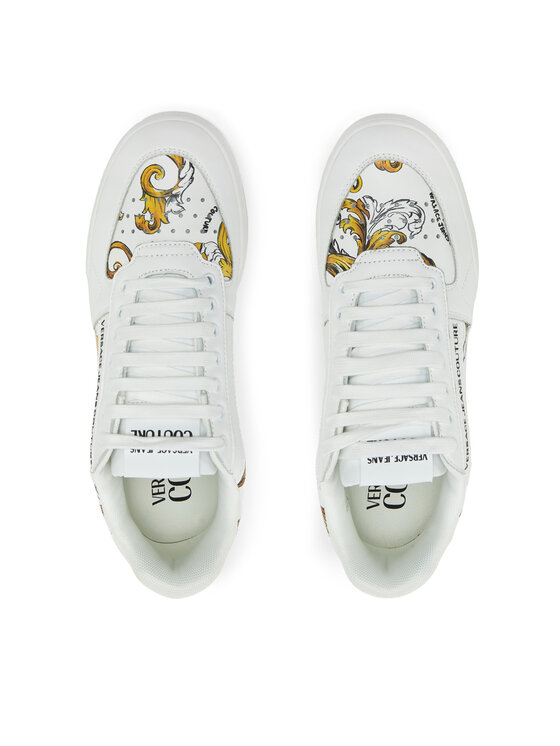 Versace Jeans Couture Сникърси Versace Jeans Couture 78YA3SD4 Бял
