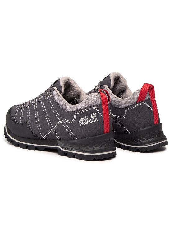 Jack Wolfskin Pārgājienu apavi Jack Wolfskin Scrambler Low W 4036671 Pelēks