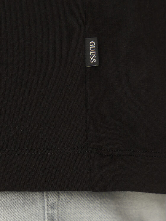 Guess Jeans Guess Jeans Marškinėliai M5GI54 K8FQ4 Juoda Regular Fit