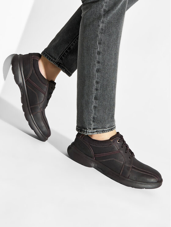 Clarks Nizki čevlji Clarks Bradley Walk 261533267 Rjava