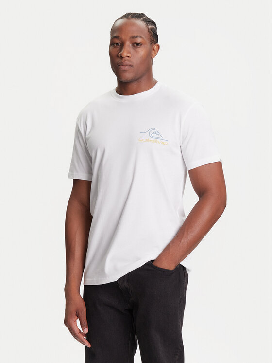 Quiksilver Quiksilver Camiseta Light Waves Ss EQYZT08175 Blanco Comfort Fit