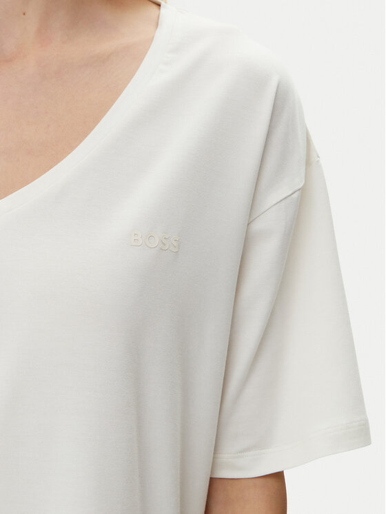 BOSS BOSS T-shirt CP Stripe 50535723 Crema Relaxed Fit