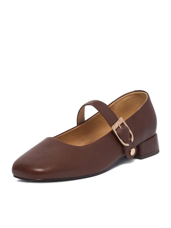 U.S. Polo Assn. Baleriny U.S. Polo Assn. Amelia001-Blk EO-AMELIA001W/GL1 Brązowy