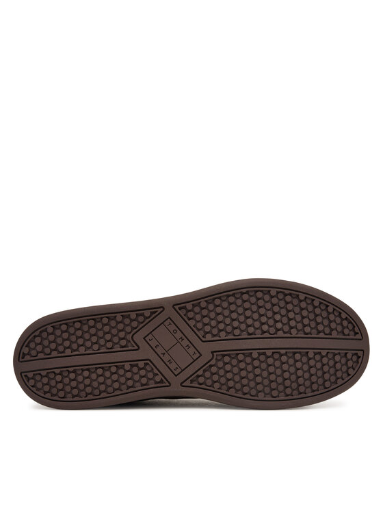 Tommy Jeans Tenisice Tommy Jeans Archive 98' Nubuck Court EM0EM01788 Tamno smeđa