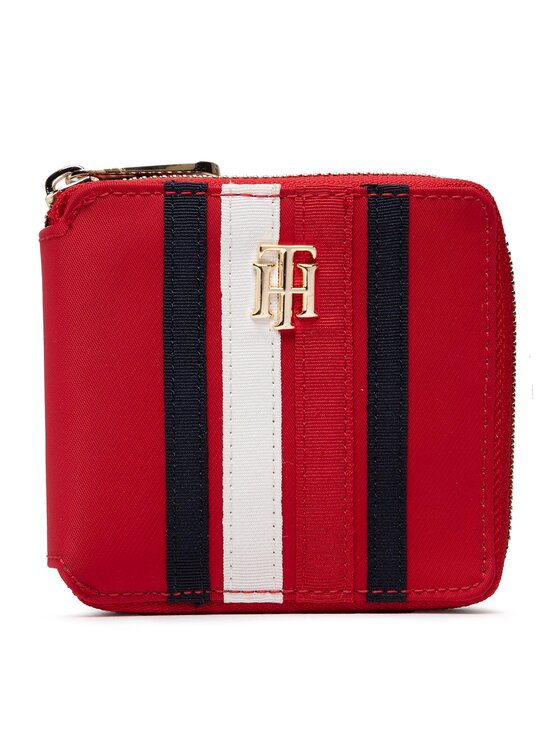 Tommy Hilfiger Pénztárca Tommy Hilfiger Poppy Med Za Corp AW0AW13656 Piros