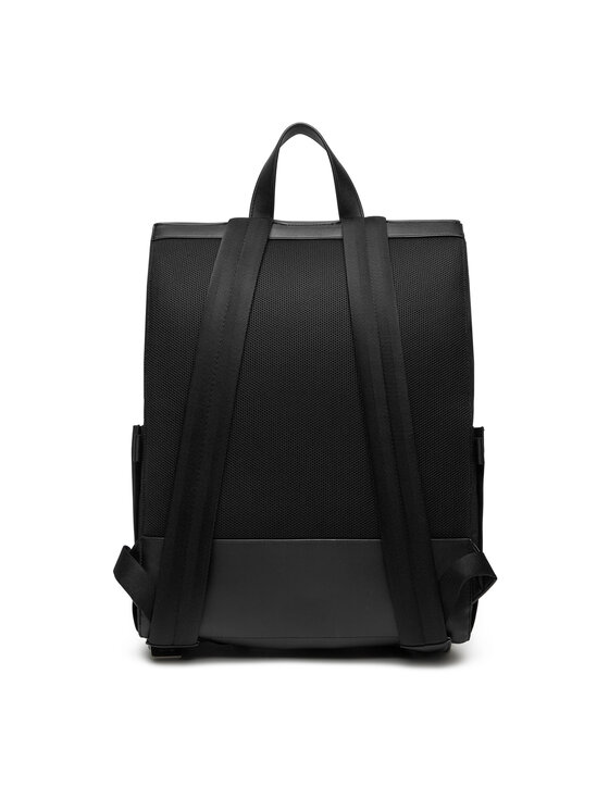 Calvin Klein Zaino Calvin Klein Contrast Flap Backpack LV04D3030G Nero