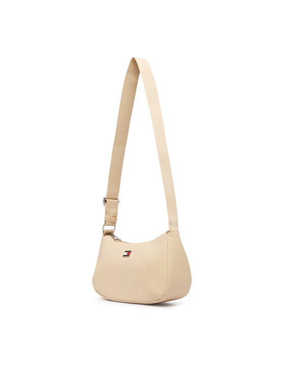 Tommy Jeans Kabelka Tommy Jeans Tjw Daily Elevated Shoulder Bag AW0AW19041 Světle béžová