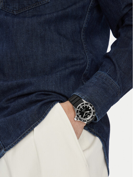 Emporio Armani Laikrodis Emporio Armani Sea Explorer AR60078 Juoda