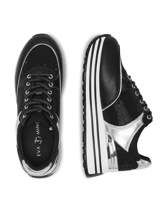 Eva Minge Sneakersy Eva Minge WYL3795-1 Černá