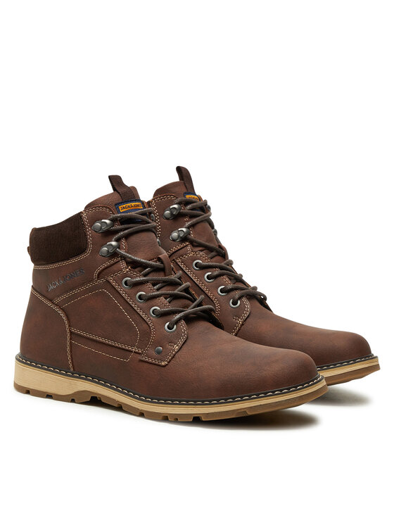 Jack & Jones Черевики Jack & Jones Stratford 12257762 Коричневий