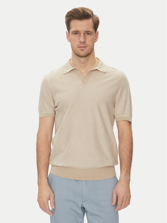 BOSS BOSS Polo majica H-Jianluca 50537654 Bela Regular Fit