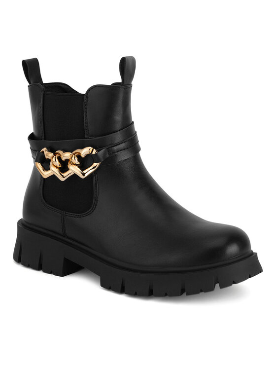 DeeZee Botki DeeZee CS5959-04 Czarny