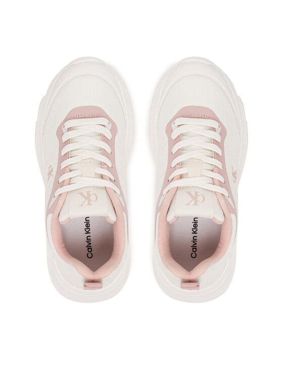 Calvin Klein Laisvalaikio batai Calvin Klein Low Cut Lace-Up V3A9-83233-1844 S Balta
