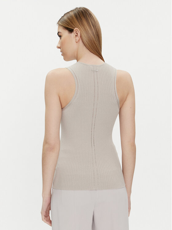 Calvin Klein Calvin Klein Felső K20K206506 Fehér Slim Fit
