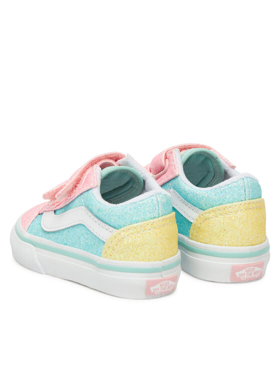 Vans Tenis superge Vans Old Skool V VN000CS6ZQP1 Pisana
