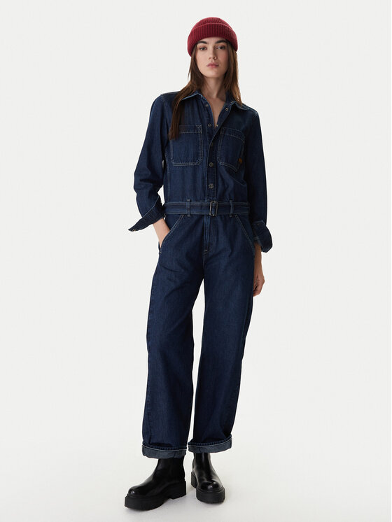 G-STAR G-Star Raw Kezeslábas D26877-E090 Sötétkék Relaxed Fit