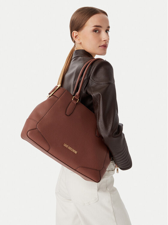 LOVE MOSCHINO Kabelka LOVE MOSCHINO JC4095PP1PLT1200 Hnedá