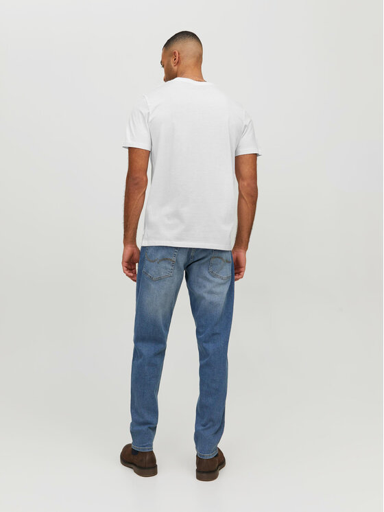 Jack & Jones Jack & Jones Marškinėliai Basic 12156102 Balta Standard Fit
