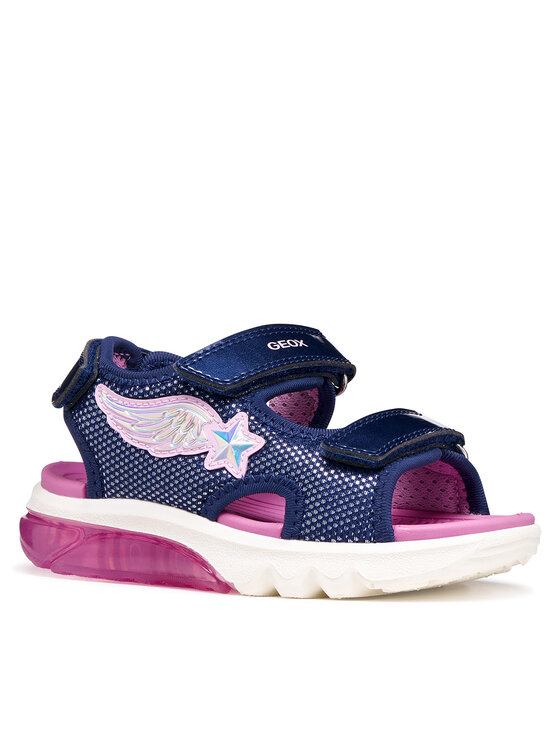 Geox Sandali Geox J Sandal Ciberdron G J55MWA 0ASKN C0694 M Mornarsko modra