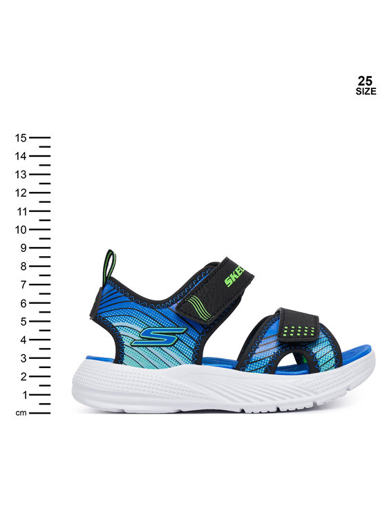 Skechers Босоніжки Skechers Microspec-Splash 407034N/BKLM Голубий