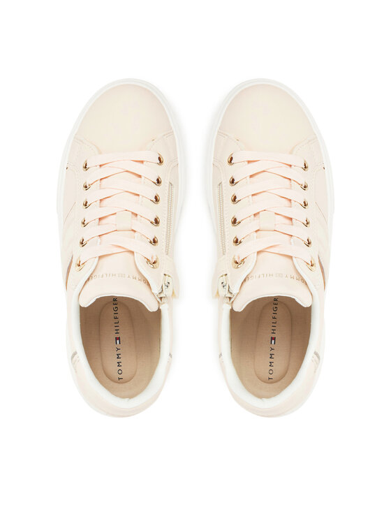 Tommy Hilfiger Sneakersy Tommy Hilfiger Low Cut Lace-Up Sneake 3A9-33745-1439 Ružová
