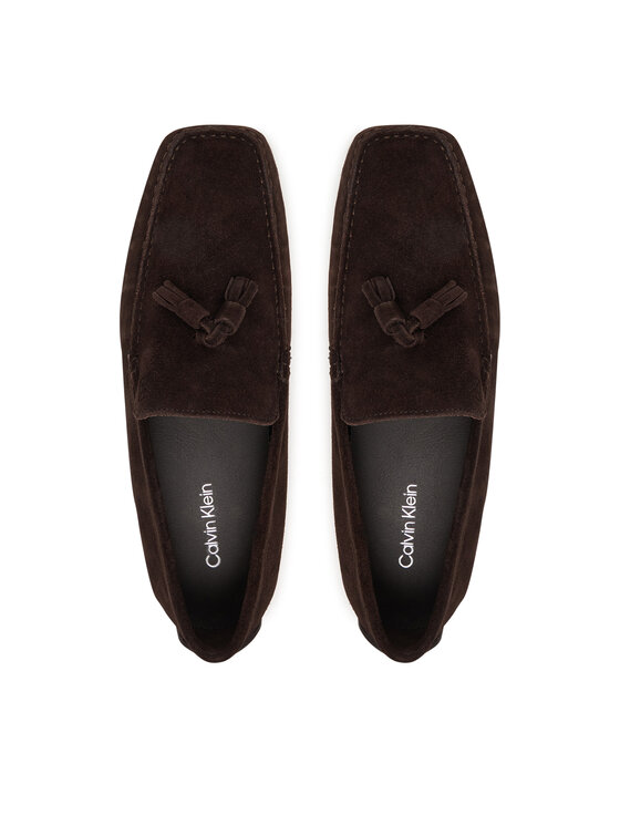 Calvin Klein Mokasyny Calvin Klein Driver Tassels Su HM0HM02028 Brązowy