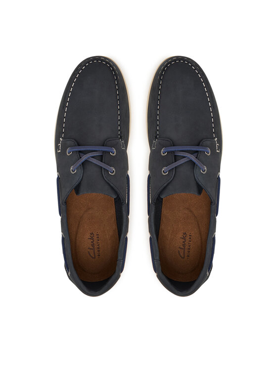 Clarks Туфлі Clarks Charmouth Lace 26186600 Cиній