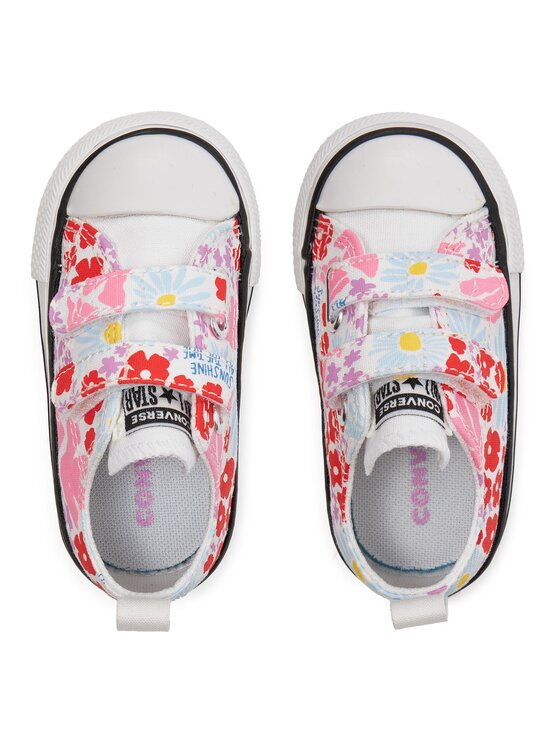 Converse Scarpe da ginnastica Converse Chuck Taylor All Star Easy On Floral Ox A06340C Bianco