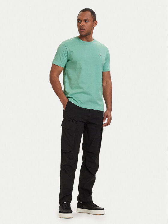 Gant Gant Camiseta Shield  2003184 Turquesa Regular Fit
