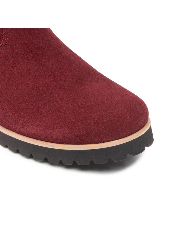 Zarro Īsie zābaki Zarro DL003 Bordo