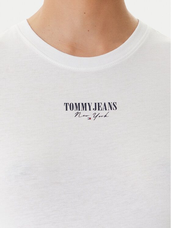 Tommy Jeans Tommy Jeans Camiseta Essential DW0DW20913 Blanco Slim Fit