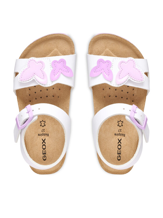 Geox Sandały Geox J Adriel Girl J658MA 05402 C0406 S Biały
