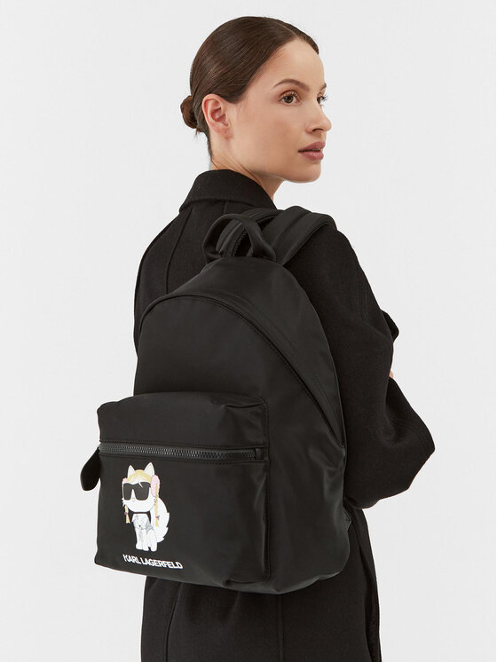 KARL LAGERFELD Nahrbtnik KARL LAGERFELD 230W3054 Črna