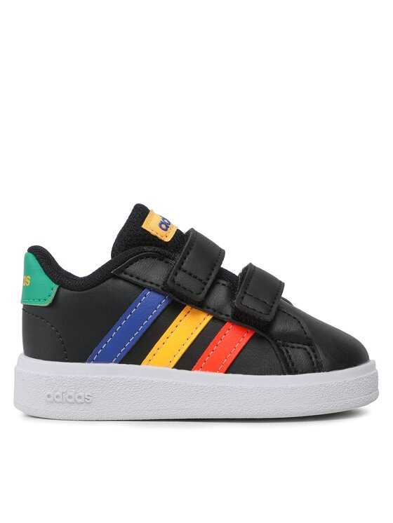 adidas Sneakersy adidas Grand Court Lifestyle Hook and Loop Shoes HP8918 Černá