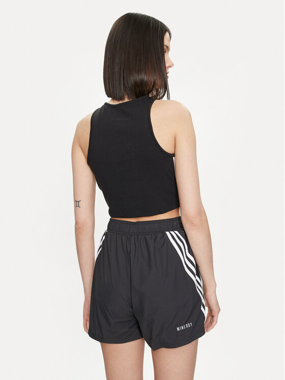 adidas adidas Топ Future Icons 3-Stripes IP1572 Чорний Slim Fit