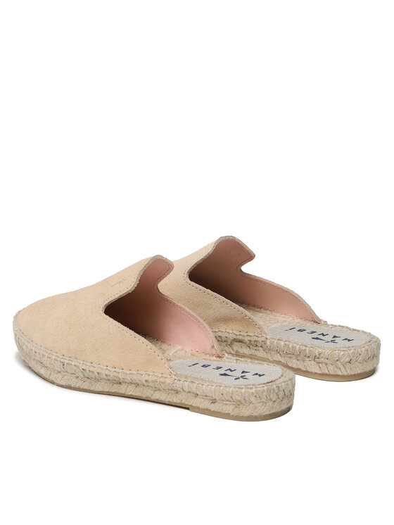 Manebi Еспадрильї Manebi Suede Mules M 1.1 M0 Бежевий