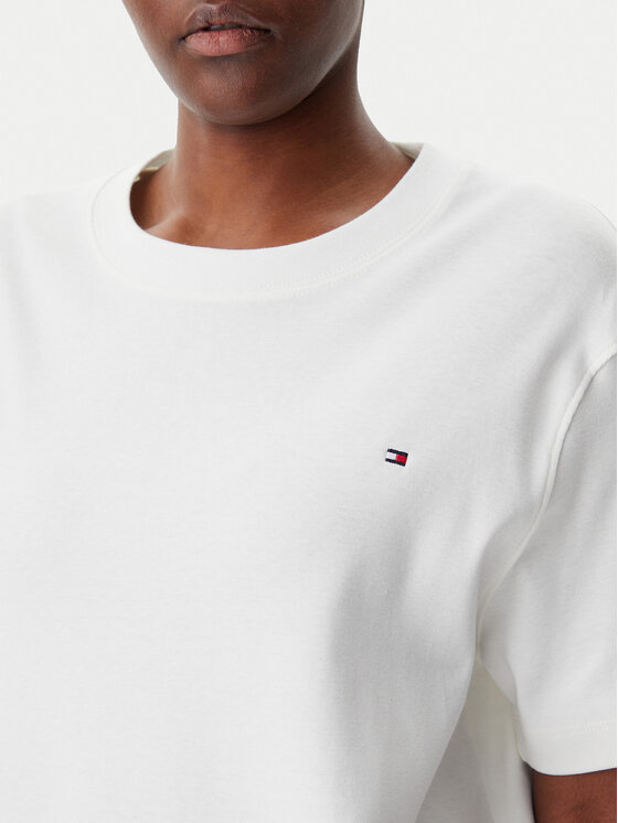 Tommy Hilfiger Tommy Hilfiger T-Shirt Modern Cody WW0WW46158 Εκρού Relaxed Fit