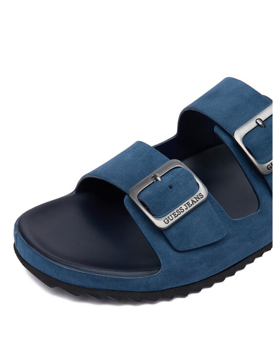 Guess Jeans Шльопанці Guess Jeans EO-KANSAS-01 126AM Голубий