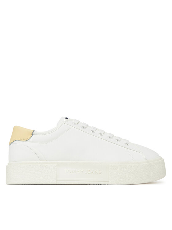 Tommy Jeans Sneakers Tommy Jeans Tjw Flatform Canvas Sneaker EN0EN02792 Écru